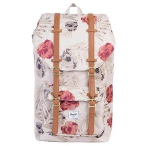 Herschel Supply Co. Retreat Backpack Floral Padded Fleece Laptop Sleeve Pocket